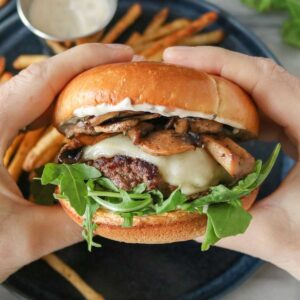 Swiss Muchroom Burger